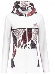 Altisport Női pulóver a zip prémiumon ALTISPORT VOJ/ALW061MI02 FEHÉR/BURGUNDIA méret: XL