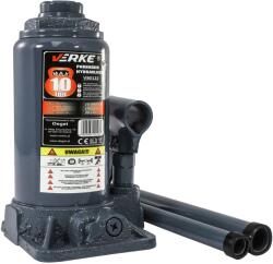 VERKE Emelő hidraulikus 10T 195-385mm, palack emelő