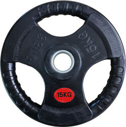  Csere gumírozott tárcsa markolattal 15 kg - átmérő 50 mm