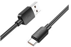 hoco. X96 adatkábel (USB - Type-C, 6A, 100W, PD gyorstöltő, 100cm) FEKETE (146486)