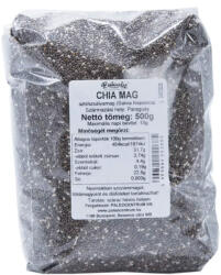  Paleolit Chia mag fekete - 500g - biobolt
