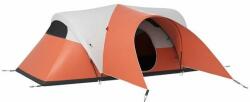 ART Kemping sátor, 5-6 személyes, vízálló, napellenzővel, ablakokkal, táskával, narancssárga, 550x300x198 cm