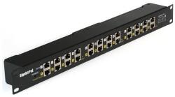 MAXLINK 19" 1U 12 Port Gigabit 24V57V DC PoE Injector POE-PAN12-G (POE-PAN12-G)