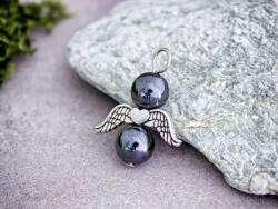  Hematit Angyalka Medál - Védelem és Erő