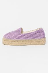 Manebi Manebi, Espadrilles fonott jutarátéttel, Halványlila, 36 (G33D0000000-WISTERIA-LILAC-36)