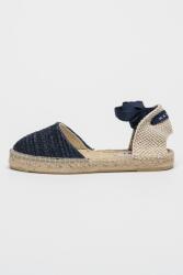 Manebi Manebi, Valenciana espadrilles szandál kivágott részlettel hátul, Tengerészkék, 37 (H14P0000000-NAVY-BLUE-37)
