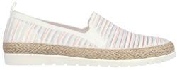 Skechers Skechers, Flexpadrille 3.0 csíkos espadrille cipő, Fehér, 36 (113980-WMLT-36)