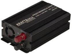Kraft&Dele Kraft & Dele feszültségátalakító 12V-ról 230V-ra 300W/600W KD1257, tiszta szinusz hullám (KD1257)