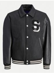 Jack & Jones Jack&Jones Carter bomber dzseki 12260455 fekete, normál szabású, poliészter, L INTL (0000304516528-L)