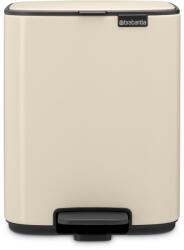 Brabantia Coș cu pedală BO 7 l, fin bej, oțel, Brabantia (BRAB237928) Cos de gunoi