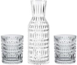 Nachtmann Set de sticlă și carafă de apă ETHNO, set de 3 buc, transparent, sticlă, Nachtmann (NM105400) Pahar