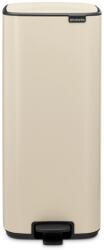 Brabantia Coș cu pedală BO 30 l, fin bej, oțel, Brabantia (BRAB238123) Cos de gunoi