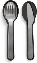 Lékué Set de tacâmuri de călătorie, set de 3 buc, negru, oțel inoxidabil, Lékué (LKE889608) Tacam