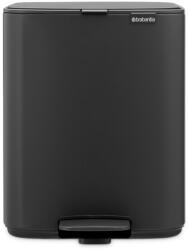 Brabantia Coș cu pedală BO 12 l, minerál gri, oțel, Brabantia (BRAB238086) Cos de gunoi