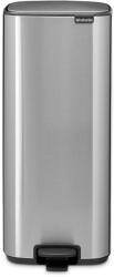 Brabantia Coș cu pedală BO 30 l, mat oțel, oțel, Brabantia (BRAB238147) Cos de gunoi