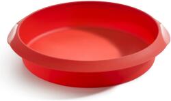 Lékué Tavă pentru torturi 24 cm, roșu, silicon, Lékué (LKE881268)
