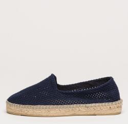 Manebi Manebi, Kötött espadrilles perforációkkal, Tengerészkék, 38 (H28N0000000-NAVY-NET-38)