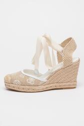 GUESS GUESS, Telitalpú logós espadrilles, Fehér, Csontszín, Bézs, 40 (FLJCYR-FAB04-WHITE-40)