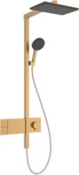 Hansgrohe Raindance Alive Q showerpipe 210/340, 1jet, showerselect comfort, szálcsiszolt bronz (HG-24580140)