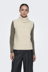 JdY JdY, Csavart kötésmintás garbónyakú mellény, Krémszín, S (15335472-SANDSHELL-W-WHITE-PLY-S)