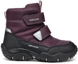 Geox Geox, Baltic tépőzáras vízálló csizma, Bordó, Fekete, 20 EU (B4654B0FU50C7J9B-20)