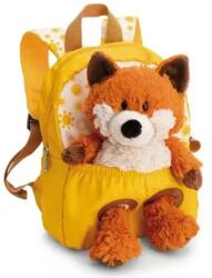 Nici Nici: Rucsac cu vulpe de pluș - galben, 25 cm (62693)