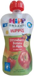 HiPP HiPPis Bio Eper-banán alma 100 % gyümölcs 4 hónapos kortól 100g