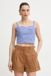 Guess crop top pentru femei, din bumbac TECLA PPY2-KUD0HB_55X (W6GH38.W1848)