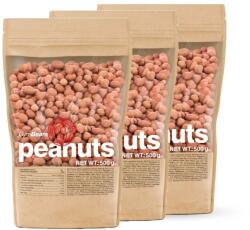 GYMBEAM - Raw Földimogyoró - 3 X 500 G