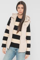 Tommy Hilfiger Tommy Hilfiger, Steppelt mellény cipzáros hasítékkal, Bézs, 2XS (WW0WW40485-ACI-XXS)