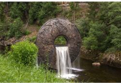 MÉDIA Öntapadó és mosható falfestmény Vas vízesés, 300 x 200 cm (FOTOTAP7357)