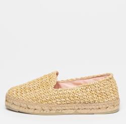 Manebi Manebi, Szalma espadrilles cipő, Bézs, 36 (V27N0000000-RAFFIA-NET-36)