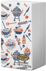Piszke Szalvéta PISZKE Grill textilhatású 2 rétegű 38x28 cm 25 darabos (1SZ2-025-BF301) - vectraline