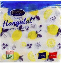 Piszke Szalvéta PISZKE Hangulat 1 rétegű 33x33 cm 1/4 hajtogatott 70 lapos (1SZ1-070-B101) - vectraline