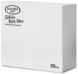 Piszke Szalvéta PISZKE Tiszta 2 rétegű 33x33 cm 1/4 hajtogatott 35 lapos fehér (1SZ2-035-BF102) - vectraline