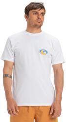 Quiksilver QUIKSILVER, Kerek nyakú póló mintával a hátrészen, Fehér, Narancssárga, Levendulakék, S (EQYZT08050-WBB0-S)
