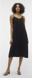 VERO MODA Hosszú női ruha VERO MODA, 184326, alkalmi, viszkóz, XS INTL, fekete (184326)
