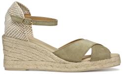 Geox Geox, Textil és nyersbőr espadrilles, Khaki, 40 (D45NGA00022C3704-40)