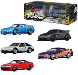 Mattel Hot Wheels Premium kisautók 5 darabos szett - Fast & Furious: Tokyo Drift (JFL99) - jatekbirodalom
