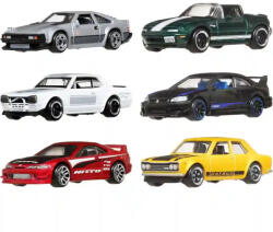 Mattel Hot Wheels kisautók 6 darabos szett - Streets of Japan (JBY77) - jatekbirodalom