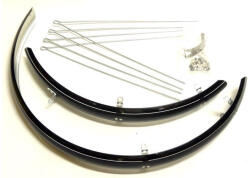 Orion 24-es alu-plasztik sárvédő szett, 53 mm, fekete