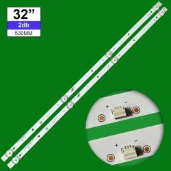  Háttérvilágítás Chiq 32coll 4LED 6V 2db/csomag