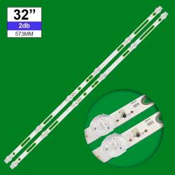  Háttérvilágítás Hisense Blaupunkt 32coll 6LED 6V 2db/csomag