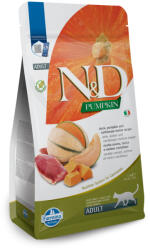 N&D Pumpkin Kacsa & Sárgadinnye Felnőtt Száraz Macskaeledel 1, 5kg