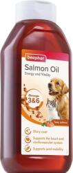 Beaphar Salmon Oil - Ulei de somon pt câini și pisici pt blană strălucitoare, suport cardiovascular, inimă și mobilitatea articulațiilor 430 ml