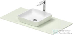 Duravit SIVIDA 40x40 mosdó+102 cm-es pult kombináció Sivida bútorhoz, matt szatén fehér/matt halványzöld 268008FH00 (268008FH00)
