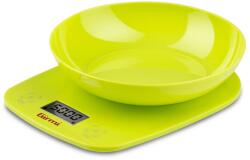 Girmi PS01 Professzionális konyhai mérleg zöld, LCD kijelző, 5 kg kapacitás, precíz 1g érzékenység