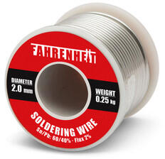 Fahrenheit forrasztó ón 2 mm átmérő 0, 25 kg 55089 (55089)