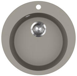 Evido 442067 - EVIDO Tondo kerek gránit mosogató, 505 mm, platina (442067)