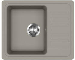 Evido 442066 - EVIDO Home 45S compact gránit mosogató 575x460 mm platina (442066)